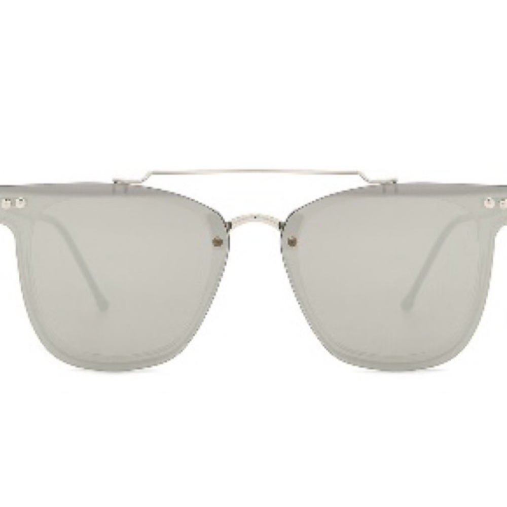 Spitfire Gray Browline Sunglasses with Square Lenses